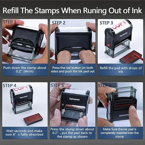 Toplusesse Please Sign and Return Stamp Self Inking Teacher Stamp for Classroom Encouraging Motivational Homeschool Grading Tool Teacher Supplies- Purple Ink thumbnail 3