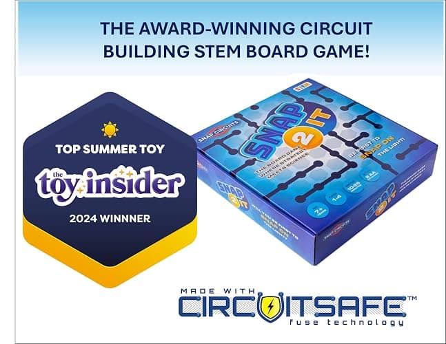 Snap 2 It® Board Game, Game of The Year Finalist, A Race to Light Up The Game, Will You Be First?, for Kids and Adults – Promotes Creativity and Problem Solving, STEM Toy thumbnail 7