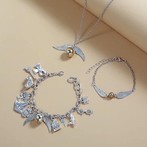 Fancy Space Enchanted Wizard Charm Bracelet for Her – Adjustable Handmade Magic Jewelry – Valentine’s Day & Birthday Gift for Girls, Teens & Women thumbnail 4
