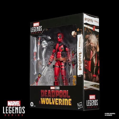 Marvel Legends Series Dogpool and Deadpool, Marvel Studios' Deadpool & Wolverine Movie Collectible 6-Inch Action Figure Gift thumbnail 12