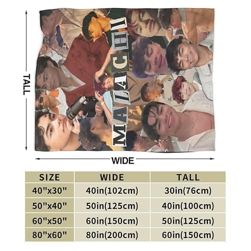 Malachi and Barton Super Soft Flannel Wrestling Champion Blanket, Lightweight Comfortable Plush Blanket for Home Living Room Sofa Bedding, Wrestling Fans Gift Black 50"X40" thumbnail 3