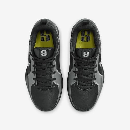 Sabrina 2 "Court Vision Big Kids' Basketball Shoes (FQ7376-001, Black/Smoke Grey/Opti Yellow) Size 5.5 thumbnail 4