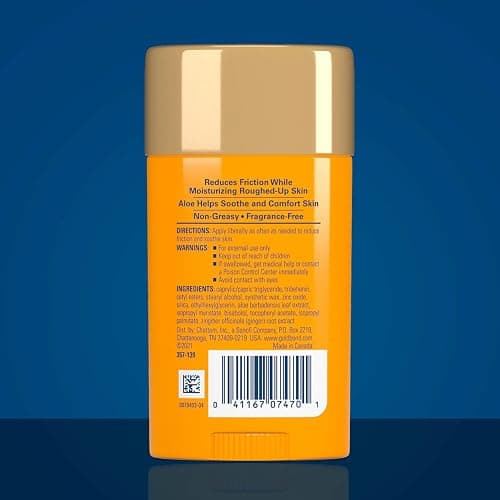 Gold Bond Friction Defense Stick, Anti Chafing Stick with Aloe to Soothe, Comfort & Moisturize Chafed Skin, 1.75 oz. thumbnail 2