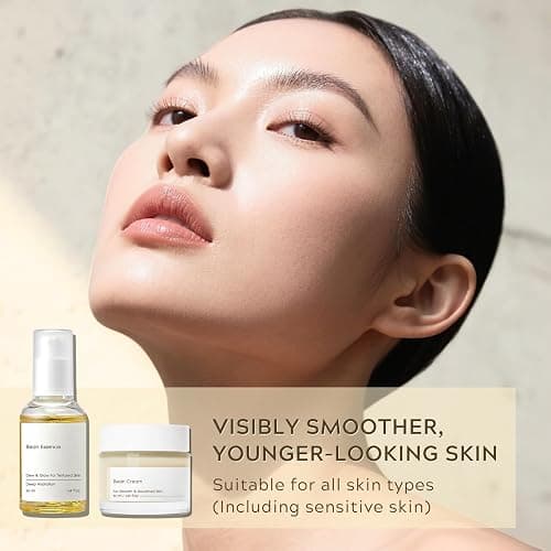 Bean Face Moisturiser for Dry Skin + Bean Essence, Smoothing Face Serum for Healthy Glow, Ferment Hydration + Barrier Support, Korean Skincare Sets for Rough Skin Solution thumbnail 6