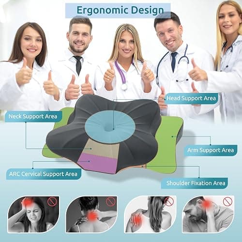 DONAMA Cervical Pillow for Neck and Shoulder thumbnail 2