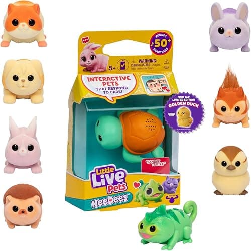 Little Live Pets Needees Electronic Toys, 1 Interactive Wearable Toy Pet with 50+ Sounds and Score Tracker, Portable Pet Toys for Kids of Ages 5+ - Styles May Vary thumbnail 7