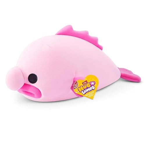 Hug-A-Lumps Blob Fish Bob by ZURU, Small, 1.65 lbs, Cuddly Squishy Weighted Plush, Sleeping Pillow Plush, Stuffed Animal (Blob Fish) - Image 1
