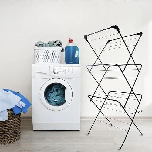 Easy Shopping 3 Tier Foldable Clothes Airer Laundry Concertina Towel Dryer Horse Baby Kids Indoor Outdoor Patio thumbnail 5