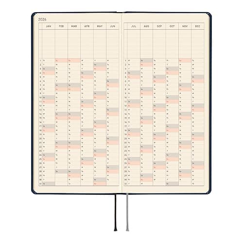 Hobonichi Techo 2026 Weeks – Colors: Cosmo Blue (English, Tall & Slim, January Start) thumbnail 7