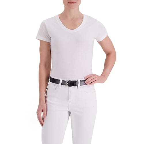 Dickies womens Casual Leather Jean Workwear Belt With Round Harness Buckle thumbnail 5