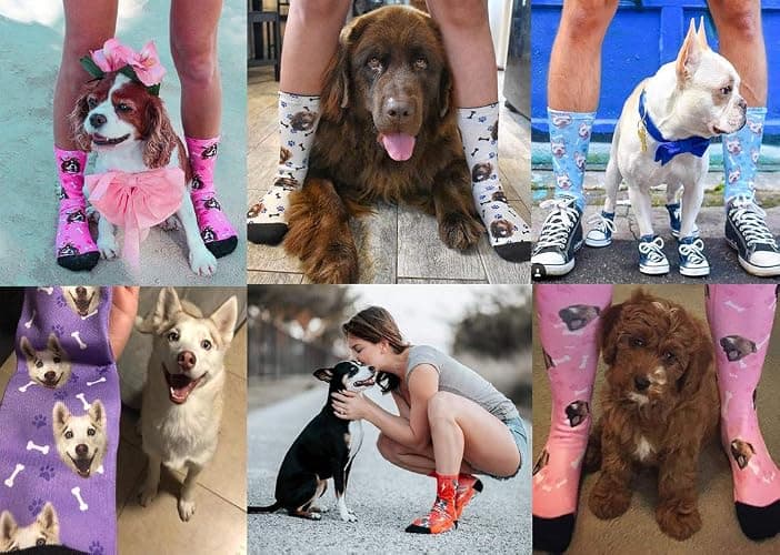 Custom Socks with Faces Change Men Face Size Personalized Printed Photo Crew Socks thumbnail 6