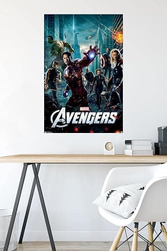 Trends International Avengers One Sheet Wall Poster 22.375" x 34" thumbnail 4