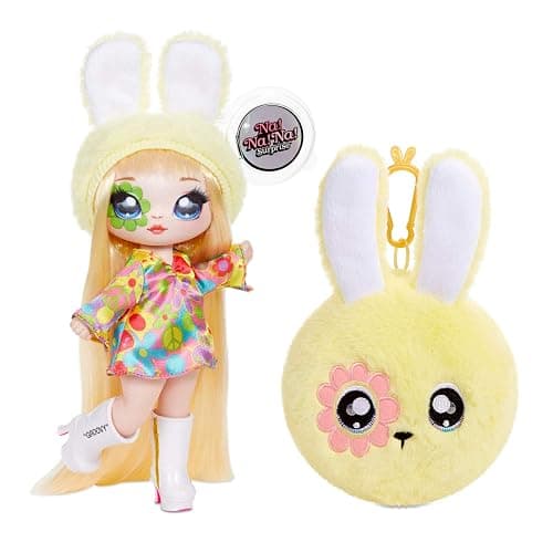 Na! Na! Na! Surprise 2-in-1 Fashion Doll und Plüschtasche - Sammlerstücke - Serie 4 - Bebe Groovy(Die Verpackung kann variieren.) - Image 1