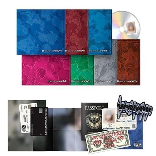THE SIN : VANISH [FUGITIVES Ver. / Random] + 2 Pin Badges + 4 Extra Photocards - Image 1