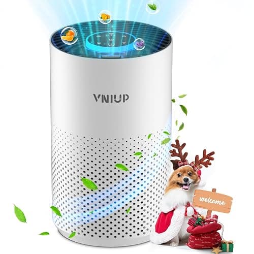 Air Purifiers for Bedroom Home up to 1000 ft², Vniup H14 True HEPA Room Air Purifiers for Bedroom, with Fragrance Function Sleep Mode& Light Mode Air Cleaner for Pet Dander Odor Dust Smoke - Image 1