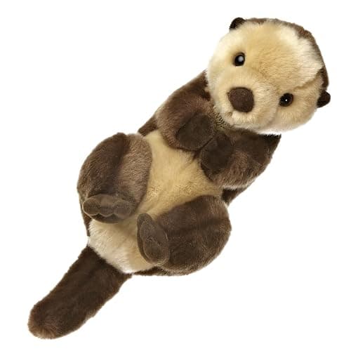 Aurora® Realistic Miyoni® Sea Otter Stuffed Animal - Lifelike Details Make a Cherished Companion - Perfect for Decorating Bedrooms or Classrooms - Brown 10 Inches thumbnail 4