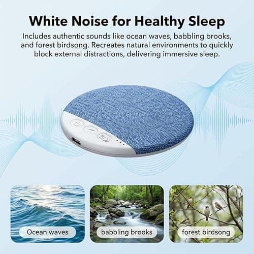 Ultra-Thin Bluetooth Pillow Speaker,Mini Portable Under Pillow Speaker with White Noise Timer Wireless Sleep Aid,Bone Conduction Sound Design for Side Sleepers,Private Stereo Sound for Adult&Kid,Pink thumbnail 4