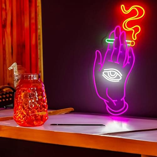 Neon sign hand thumbnail 4