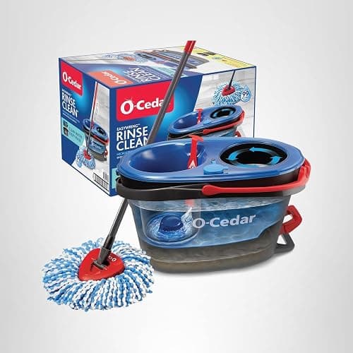 O-Cedar RinseClean Spin Mop & Bucket System | Clean with Clean Water | Removes 99% of Bacteria thumbnail 21