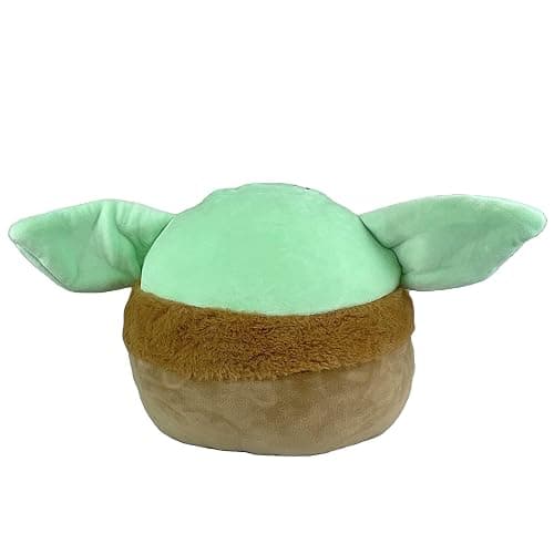 Leong Products Baby Yoda Squish Plush Toy, Grogu Stuffed Animal Kids Plushie, The Child Mandalorian Soft Kawaii Pillow Doll Gift Light Green (Small) thumbnail 3