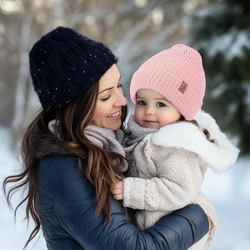 Bebila Baby Beanie Toddler Infant Winter Hats Knit Warm Caps for Boys Girls thumbnail 4