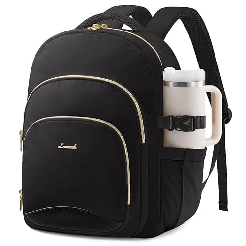 LOVEVOOK Laptop Backpack for Women, 15.6-Inch Work Backpack, Back to School Bookbag for College Student Teen Girls, Casual Personal Item Travel Bag Business Computer Daypack for Teacher Nurse, Gift - Image 1