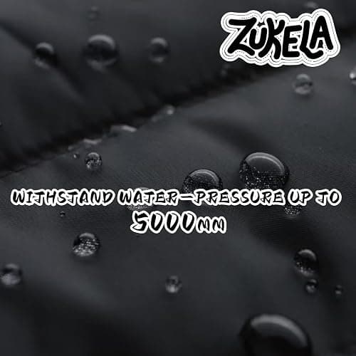 Zukela Solid Mens Puffer Vest Stand Collar Sleeveless Jacket M to 3XL | For 80s party,Lightweight but warm,Full Zip Up Stand Collar,Puffy outerwear,Water resistant,Winter zipper quilted,Multicolor thumbnail 4