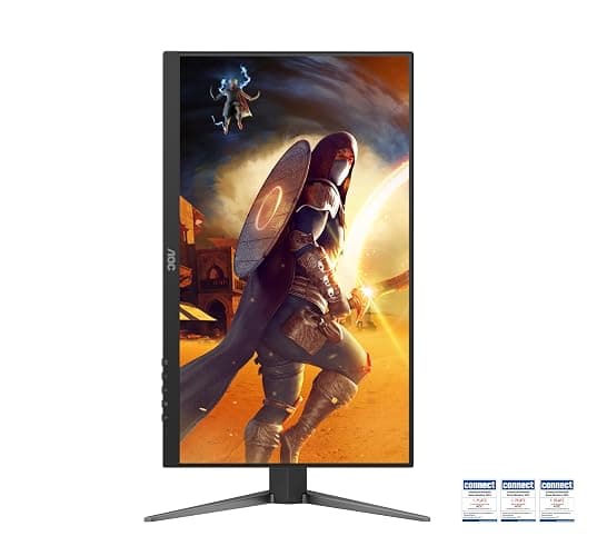 AOC Gaming 24G4HA - Monitor Full HD da 24 pollici, 200 Hz, 1 ms, comp. G-Sync, HDR10 1920x1080, 2x HDMI 2.0, 1x DisplayPort 1.4 nero-rosso, 24 inch FHD IPS, Regolazione altezza - Altoparlanti thumbnail 7