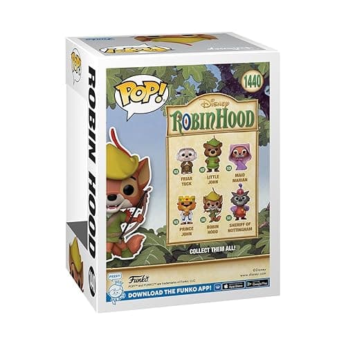 Funko POP! Disney: Robin Hood - Collectable Vinyl Figure - Gift Idea - Official Merchandise - for Kids & Adults - Movies Fans - Model Figure for Collectors and Display thumbnail 3