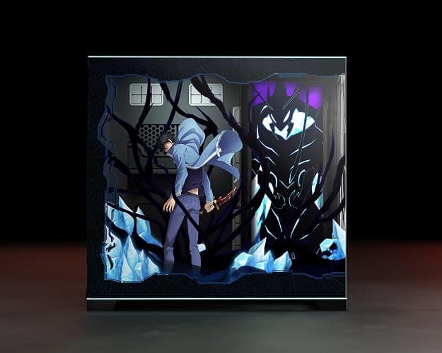 Starforge - Solo Leveling Computer Case Bundle – Lian Li O11 Dynamic EVO RGB E‑ATX/ATX/mATX PC Tower – with UV Printed Artwork thumbnail 3