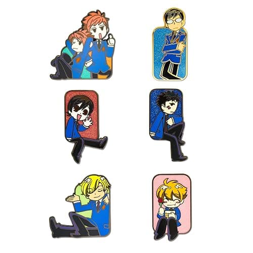 Ouran High School Host Club Mystery Enamel Pin Blind Box | Tamaki Suoh, Kyoya Ootori, Mori Takashi Morinozuka, Honey Mitsukuni Haninozuka, Haruhi Fujioka, or Hitachiin Twins - Image 1