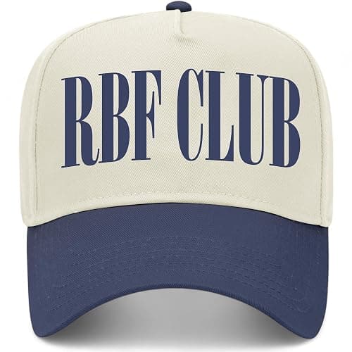 RBF Club Serif Vintage Trucker Hat | Premium Snapback Baseball Hat for Men & Women - Image 1