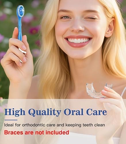 Litlcutie 48 Pack 5 in 1 Disposable Mini Toothbrush Travel Set Mint Flavor | Individually Wrapped, Built-in Toothpaste, Floss, Tooth Pick, Tongue Scraper, Portable for Kids Adults thumbnail 7