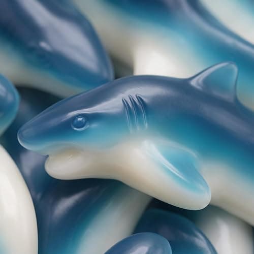 Candy Break Blue Shark Gummies, Fruit Flavored Chewy Gummy Candy, Bulk Bag for Kids & Adults, 5 lbs, Pack of 1 thumbnail 4