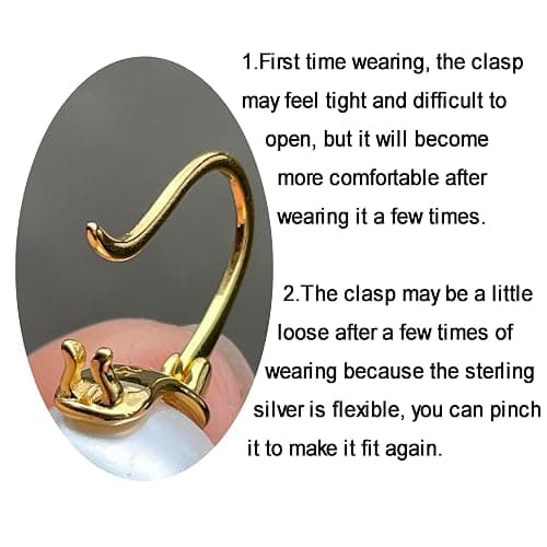 OwMell Elegant 925 Sterling Silver Pearl Drop Earrings Dangle Stud Gold Plated Earrings for Women Large Size 12mm thumbnail 8