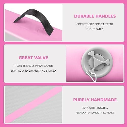 BPB Inflatable Gymnastics Mat. 10ft Air Tumble Track for Home Use/Training/Gymnastics/Cheerleading/Yoga/Pilates/Martial Arts/Gym/Beach/Cheerleading/Water Fun thumbnail 8