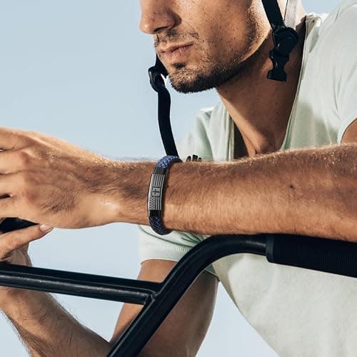 VNOX Men's Inspirational Mantra Engarved Handmade Braided Leather Adjustable Cuff Bangle Bracelet Encouragement Motivational Gift for Men thumbnail 2