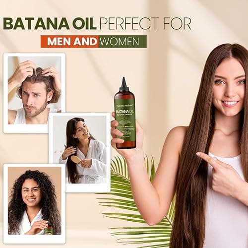 Natural Riches Unrefined Organic Batana Oil, 8 fl oz, 100% Pure & Natural, Cold pressed Honduras Miracle Oil for Hair Growth. thumbnail 5