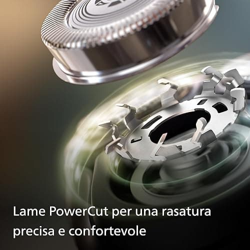 Philips rasoio elettrico serie 3000x - Rasoio elettrico Wet & Dry per uomo colore blu cielo, con tecnologia SkinProtect, rifinitore a scomparsa, rasoio ergonomico per uomo (modello X3053/00) thumbnail 5