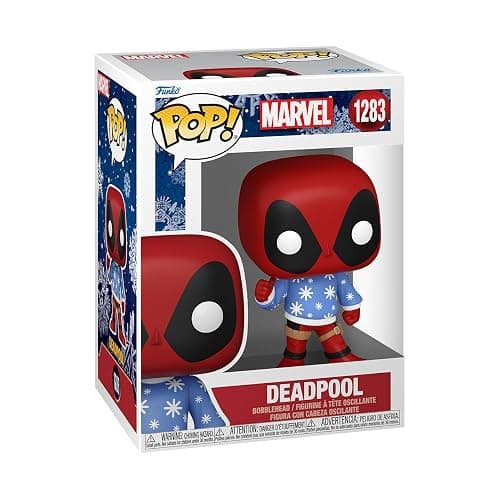 Funko POP! Marvel: Holiday - Deadpool - (SWTR) - Marvel Comics - Collectable Vinyl Figure - Gift Idea - Official Merchandise - for Kids & Adults - Movies Fans - Model Figure for Collectors - Image 1