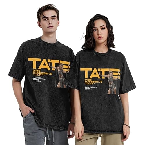 HRGGWYB Men and Women Tate Music McRae Summer Retro Fashion Pattern T-Shirts thumbnail 9