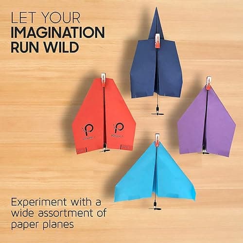 POWERUP 2.0 Paper Airplane Conversion Kit | Electric Motor for DIY Paper Planes | Fly Longer and Farther | Perfect for Kids & Adults | Ready to Use Aeroplane Engine Kits thumbnail 6
