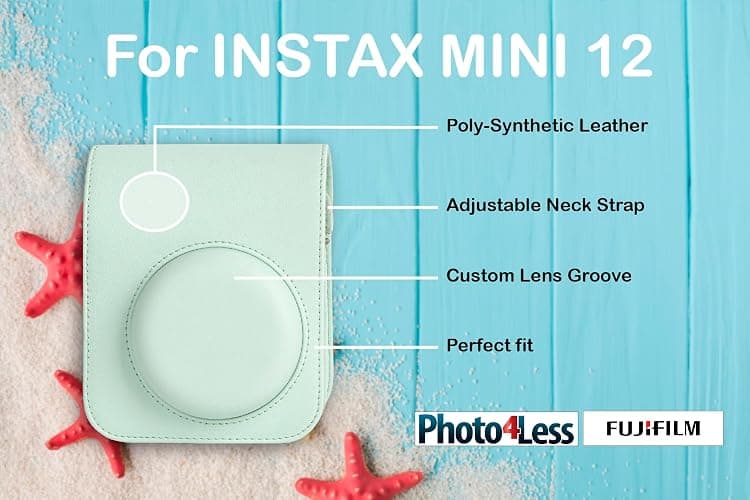 Fujifilm Instax Mini 12 Instant Film Camera Bundle with Accessories (Mint Green) thumbnail 5