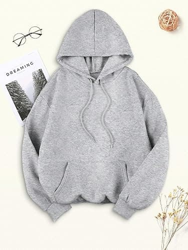 Baonmy Oversized Hoodies Women Star Leopard Print Hooded Preppy Fleece Sweatshirt Long Sleeve Y2K Graphic Hoodie with Pockets thumbnail 2