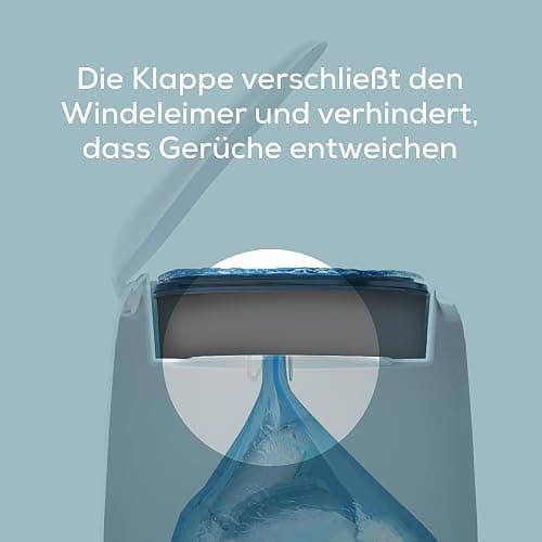 Angelcare Original Classic XL Windeleimer, 5 x weniger Folienverbrauch, Umweltfreundlicheres System mit 1 Nachfüllkassette thumbnail 3