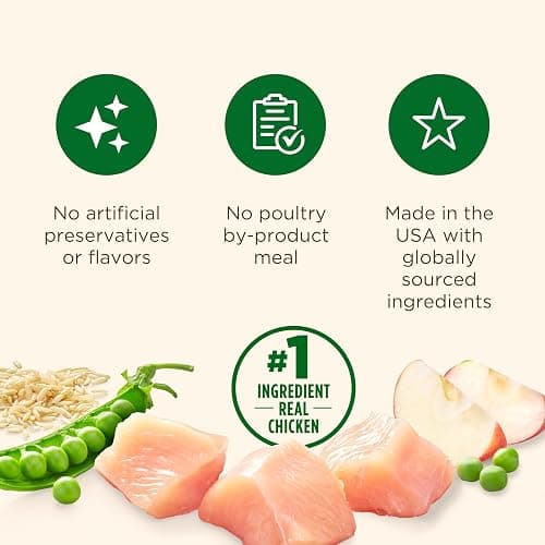 Nutrish Premium Paté Wet Dog Food, Real Chicken & Apple Recipe Whole Health Blend, 13 oz. Can, 12 Count (Rachael Ray) thumbnail 5