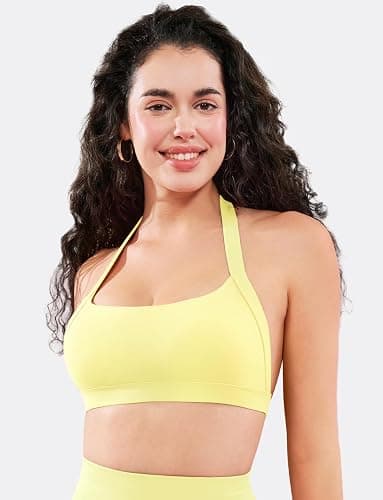 VOYJOY Sports Bras for Women Basic Wireless Bra Crop Workout Yoga Bra Sexy Tank Top thumbnail 5