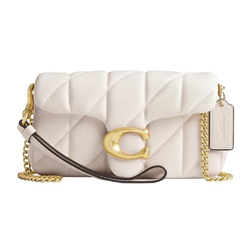 COACH Quilted Pillow Leather Tabby Wristlet with Chain - Image 1