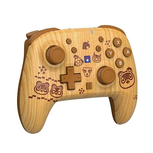 HORI Wireless HORIPAD Turbo (Animal Crossing Wood Brown) for Nintendo Switch 2 – Rechargeable Controller - Officially Licensed by Nintendo thumbnail 3