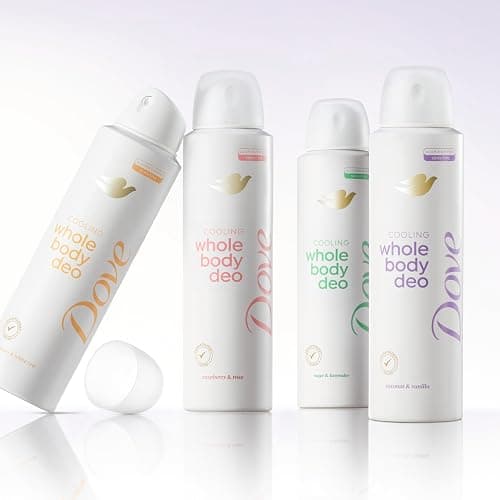 Dove Whole Body Deo Aluminum Free Invisible Spray Deodorant Coconut & Vanilla for 72h Odor Control 4 oz thumbnail 3